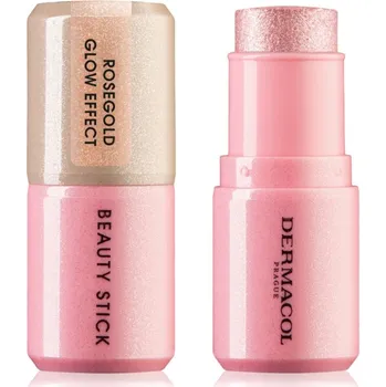 Rozjasňovač Dermacol Beauty Stick Highlight krémový rozjasňovač v tyčince odstín 02 Gold Diamond 7 g