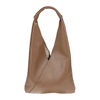 Kabelka NovaKabelka.cz Kožená italská kabelka Alma Piccola Taupe