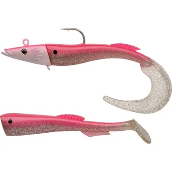 3ks Realistická nástraha Berkley Power Sandeel 17cm - 65gr Metallic Pink
