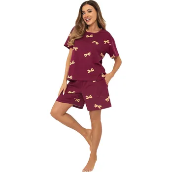 Dámské pyžamo Dámské pyžamo ITALIAN FASHION KWADRO krátká print XXL 0