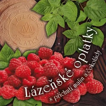 Lázeňské oplatky s malinami v čokoládě 175g