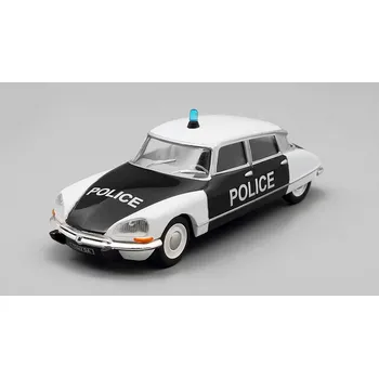 autíčko Citroen DS21 Policejní auto 1:43 - DeAgostini časopis s modelem Citroen DS 21 - kovový model