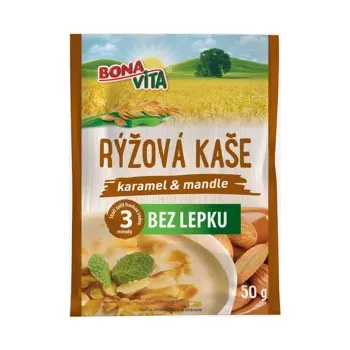 Rýžová kaše karamel a mandle bez lepku 50 g