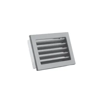 Větrací mřížka STYLE s pevnou žaluzií – černá, rozměr 325 x 170 mm