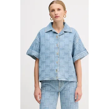 Dámská košile Džínová košile Kenzo FF52DC2496J4.DB modrá 55X, vel. M