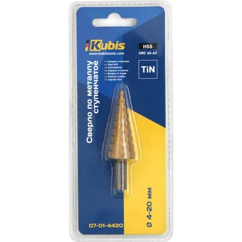 Vrták Vrták do kovu stupňovitý HSS, ∅4-20mm, TiN, HRC 60-63