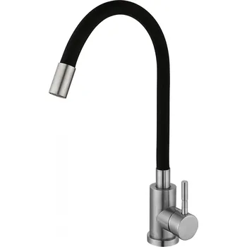 Vodovodní baterie Dřezová baterie, SUS-011 REFL.BLACK, černá