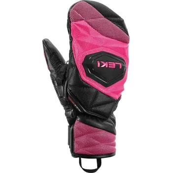 Dětské rukavice palčáky Leki WCR Venom 3D Junior Mitt (654801802) black/pink 25/26