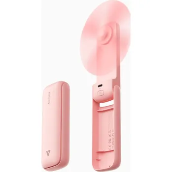 Domácí ventilátor Aecooly Pocket 01: Malý skládací ventilátor Barva: Růžová