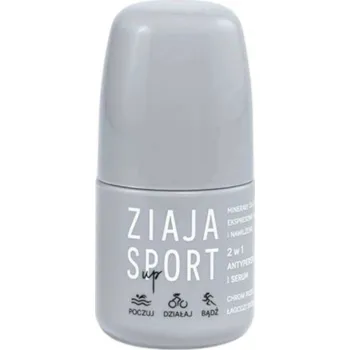 Masážní přístroj Ziaja Sport Up Minerály pro NMF Antiperspirant v kuličce a séru 2v1 60 ml