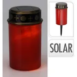 Hřbitovní LED svíčka 387203 červená