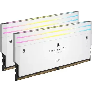 Operační paměť Corsair Dominator Titanium White 48GB (2x 24GB) DDR5 7200MHz (CMP48GX5M2X7200C36W)