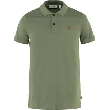 Pánské oblečení tričko pánské FJÄLLRÄVEN Övik Polo Shirt M Green - M