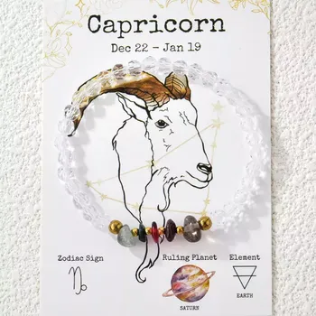 Náramek freya ♑ Zodiak náramek – Capricorn (Kozoroh) Náramek pro Kozoroha (22. 12. – 19. 1.