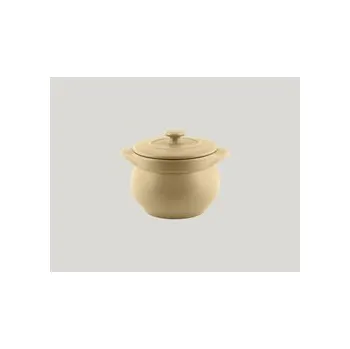 RAK Genesis mísa na polévku kulatá s pokličkou 45 cl, mandlová | RAK-GNCFST10AL