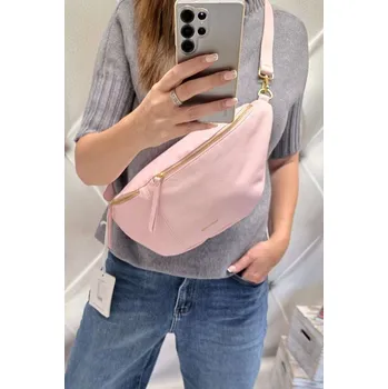 Ledvinka Crossbody - Ledvinka Regina růžová