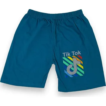 Chlapecké kraťasy Ornek Chlapecké modré kraťasy Tiktok Barva: Petrolejová, Velikost: 152