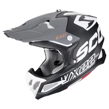 Motodoplněk Moto přilba SCORPION VX-22 AIR UPDOWN matná černo/bílo/šedá L