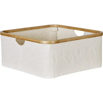 Úložný box Béžový bavlněný úložný box Quax Kyo