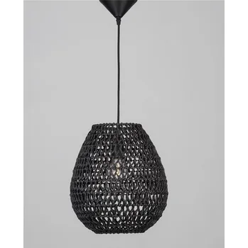 Nova Luce Závěsné svítidlo GRIFFIN ø 30,5 cm, černé