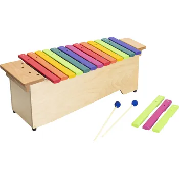 Hudební nástroj pro děti Altový xylofon v barvách Boomwhackers