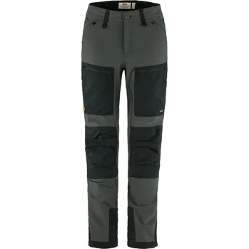 Dámské kalhoty kalhoty turistické dámské FJÄLLRÄVEN Keb Agile Trousers W Basalt-Iron Grey - 42