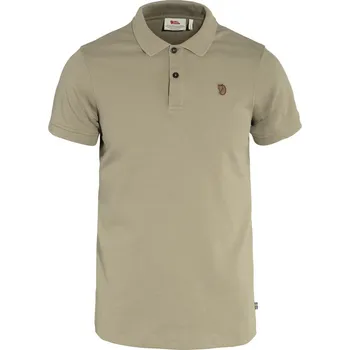 Pánské oblečení tričko pánské FJÄLLRÄVEN Övik Polo Shirt M Sand Stone - XL