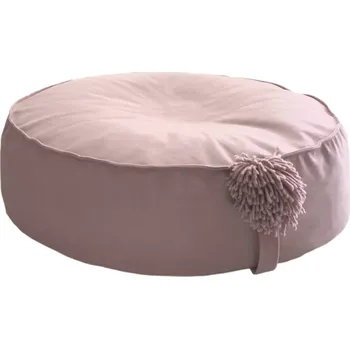 dětské křeslo Světmimi Kulatý sedák s bambulkou PURE ROSE