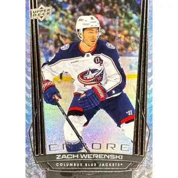 Sběratelská karetní hra insert karta ZACH WERENSKI 25-26 UD Ser. 1 Encore číslo E-34