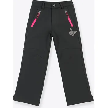 xcena Softshellové dívčí kalhoty černé Velikost: 98