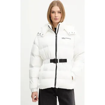 Bunda Karl Lagerfeld Jeans šedá barva, zimní, A3W15023 00X, vel. XS