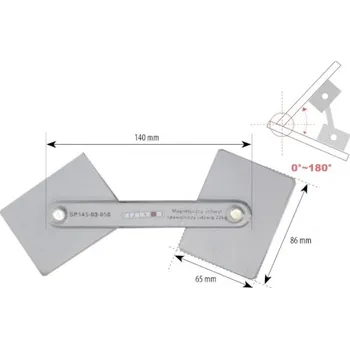 Úhloměr Magnetický držák nastavitelný 0°-180°