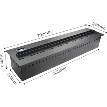 OEM 3D Elektrický krb s vodní párou KRB ROZMĚR/VÝKON: 700 MM / 100 W