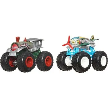 autodráha Mattel Hot Wheels Monster trucks demoliční duo Loko Punk a Airplane Mode