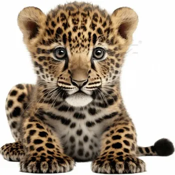 Nášivka Nažehlovačka Jaguár mládě - 6 x 6 cm