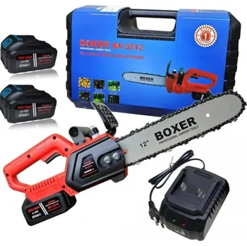 Motorová pila Akumulátorová řetězová pila Boxer (Akumulátorová řetězová pila s lištou 12'' (30 cm) Výkon motoru - 1850 W Rychlost řetězu: 4100 ot./min Typ motoru - akumulátorový, napájený z baterie;)
