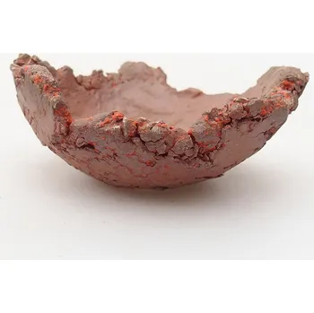 Květináč Keramická Skořápka 7,5 x 6,5 x 3,5 cm oranžová