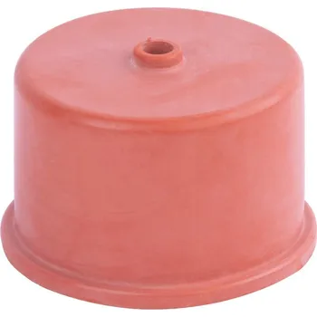 Zátka Ferrari 13220 - 75 mm, pryžová, pro kvasný ventil, 54 lit. demižon