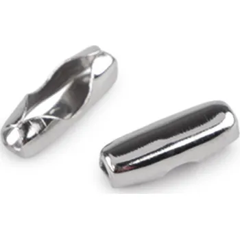 Řetízek Spojka / koncovka na kuličkový řetízek 3x9 mm Varianta: platina, Balení: 100 ks