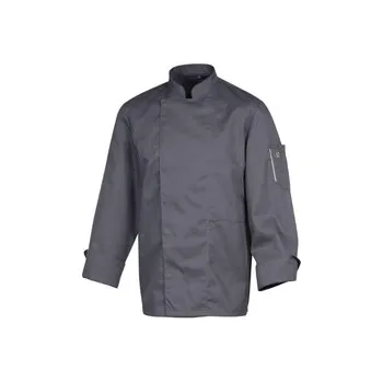 Gastro oděv Nero rondon, šedý, dl. rukáv, S