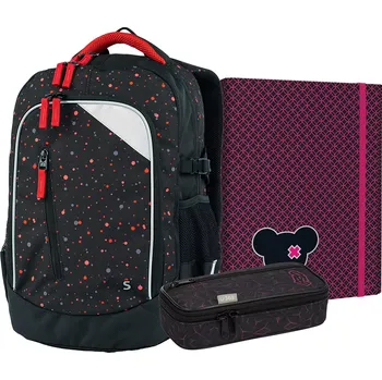 Školní batoh Školní set třídílný Midi Dotty