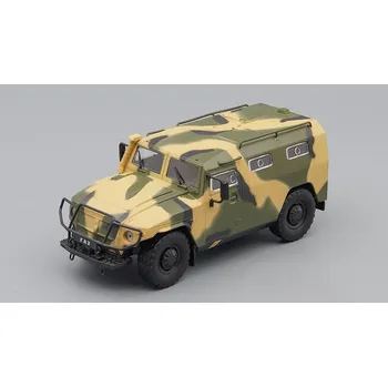autíčko GAZ-233036 TIGR 1:43 - DeAgostini časopis s modelem GAZ 233036 TIGR - kovový model