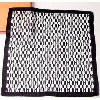 Šátek Malý šátek z hedvábí- Abstraktní vzor H