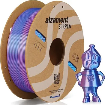 Příslušenství k 3D tiskárně Alzament PLA Silk Dual Color 1 kg Blue-Pink