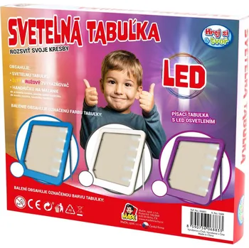 Magnetická kreslící tabulka MADE Tabulka LED svítící