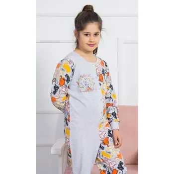 Dámské noční prádlo Dívčí overal na spaní Kočky - Vienetta Secret