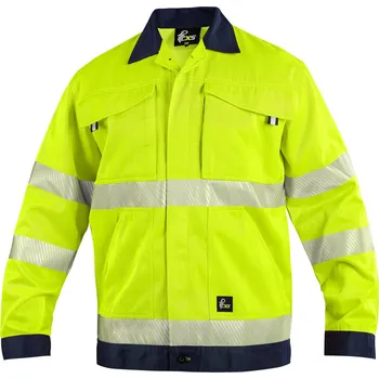 pracovní blůza CXS Blůza NORWICH, výstražná, pánská, oranžovo - modrá vel.50