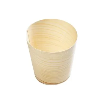 Jednorázové nádobí Kelímek bambusový 6 × 6 cm (50 ks)