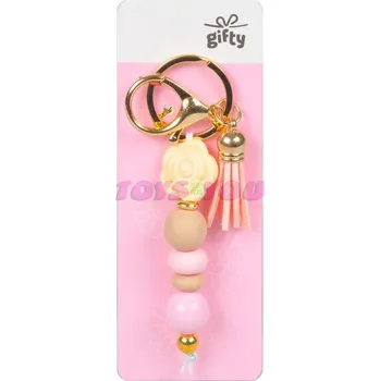 Klíčenka 1042535 Gifty - silikonový přívěsek RŮŽE