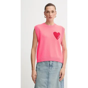 Pánský svetr Svetr FROM FUTURE WPS01303 růžová 42C, vel. XS